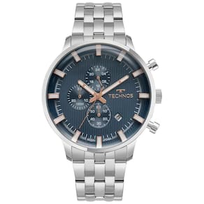 Relógio Technos Masculino Grandtech Prata - Js15enr/1a Js15enr/1a