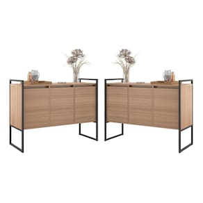 Buffet Industrial 3 Portas Montana Conjunto 2 Unidades
