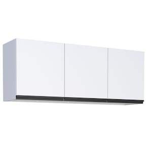 Armário Aéreo Para Cozinha 3 Portas Anori Branco