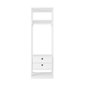 Guarda Roupas Francia Branco Com Gaveta