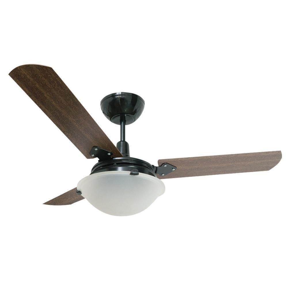Ventilador Unions Preto 110v 3 Pás Verniz