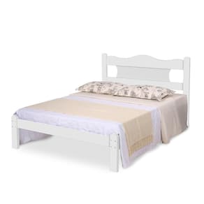 Cama Casal Com Cabeceira Bell Branco
