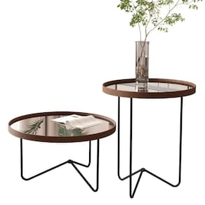 Conjunto De Mesa Saramanadaia Castanho Preto