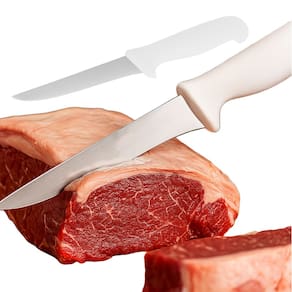 Faca Profissional Desossar PREMIUM Corneta Aço Inox 6 Polegadas Açougueiro