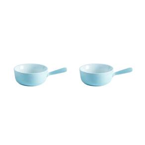 Panelinha Ceramica Mini Petiscos Pates Entradas Azul 2un