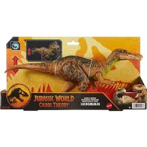 Jurassic World Chaos Theory Gigantes Rastreadores – Suchomimus Articulado 35 Cm C/ Funçao Mordida - Mattel