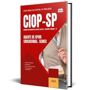 Apostila Concurso Ciop 2025 - Agente Apoio Educacional Semec