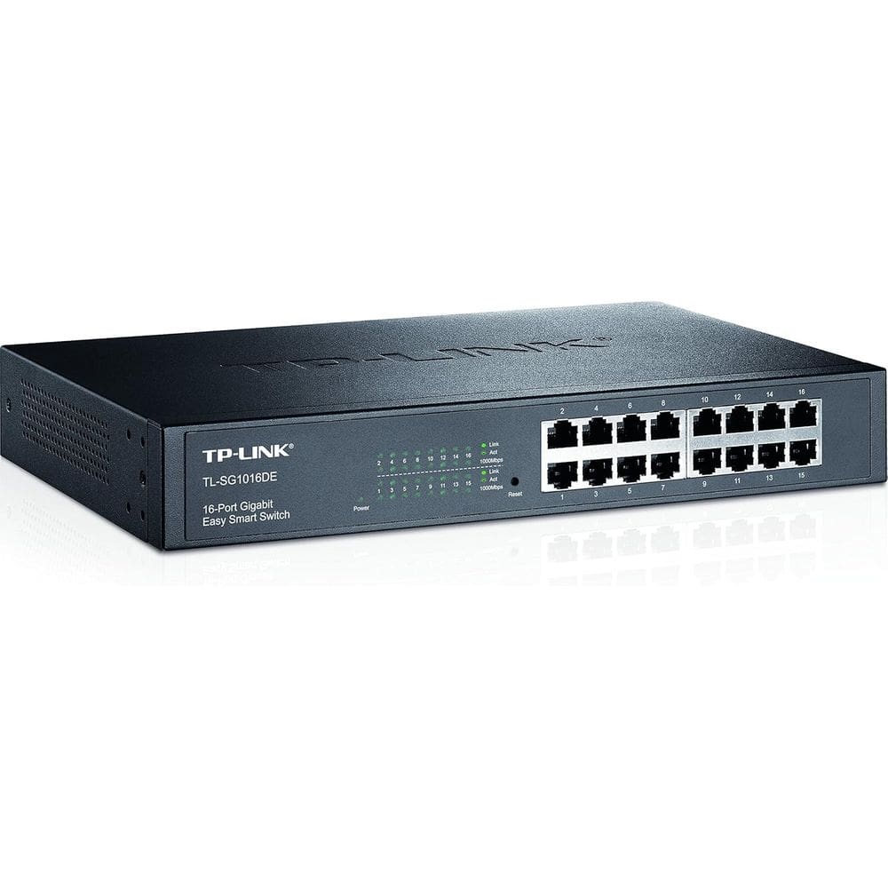Switch TP-Link, 10/100/1000Mbps, Gigabit, 16 portas - TL-SG1016DE