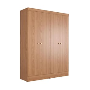 Guarda-Roupa Casal Boreal 4 Portas Carvalho