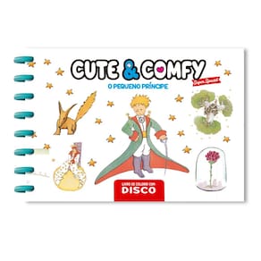 Cute & Comfy Super Special Edição 10 - Livro de Colorir Adulto - O Pequeno Príncipe - Espiral com Caneta