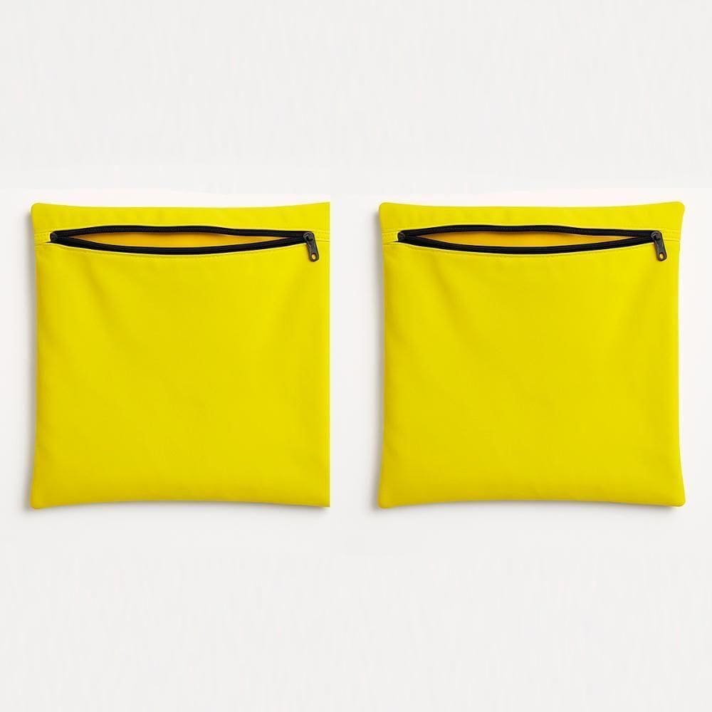 Kit 2 Capas De Almofada Decorativa 42cm Sala Quarto Balaqui Amarelo