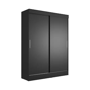 Guarda-Roupa Casal Boreal 2 Portas Preto