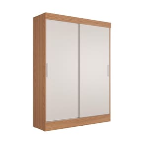 Guarda-Roupa Casal Boreal 2 Portas Carvalho e Off White