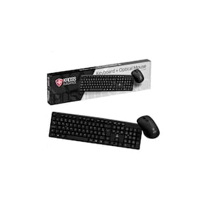 Kit De Teclado E Mouse Com Fio Kross Cor Preto Ke-km400