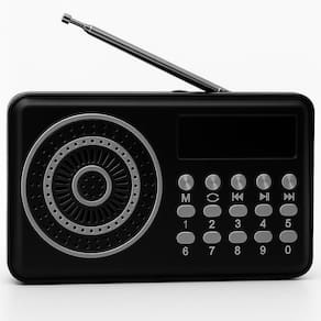 Rádio Portátil Recarregável Sem Fio Bluetooth, Usb, Tf,