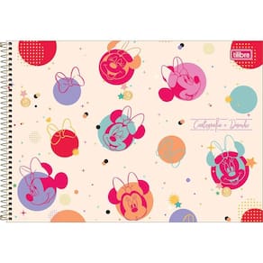 Caderno Cartografia 80 folhas Minnie Mouse Capa 3 - Tilibra