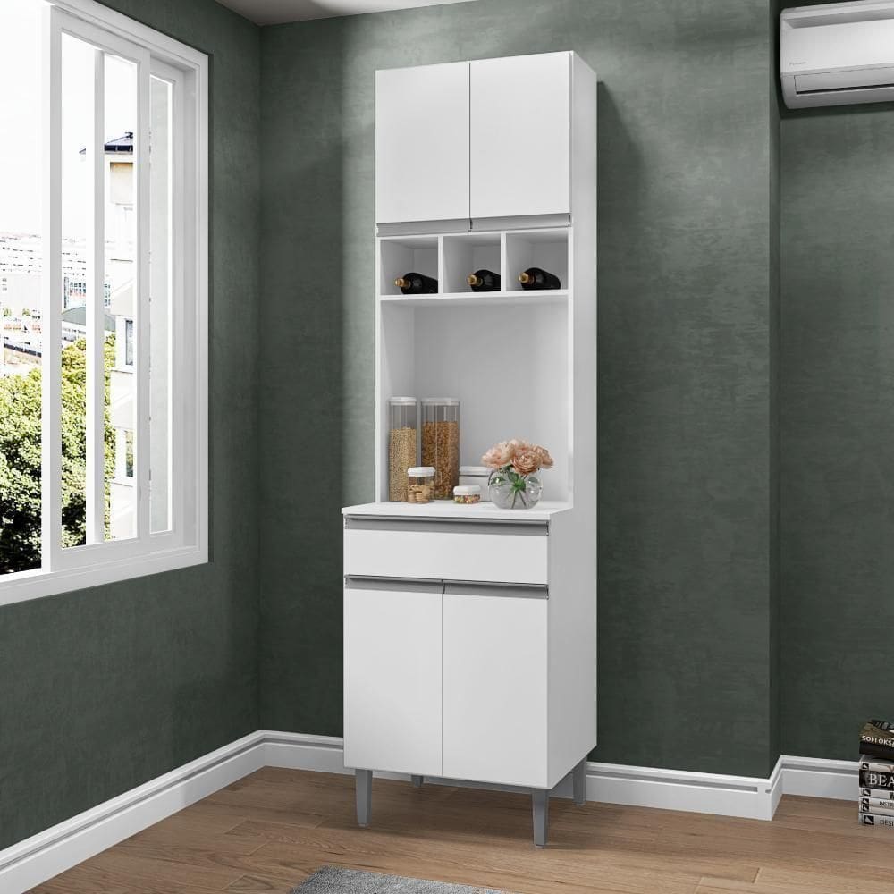 Paneleiro 4 Portas Regianna Branco