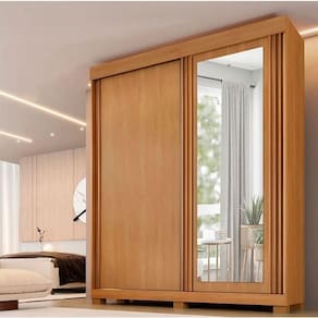 Guarda Roupa Mônaco mdf 2 Portas Cinamomo - Benetil