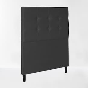 Cabeceira Cama Box Solteiro Estofada Itália 90 Cm Suede Pto - Divalê Shop