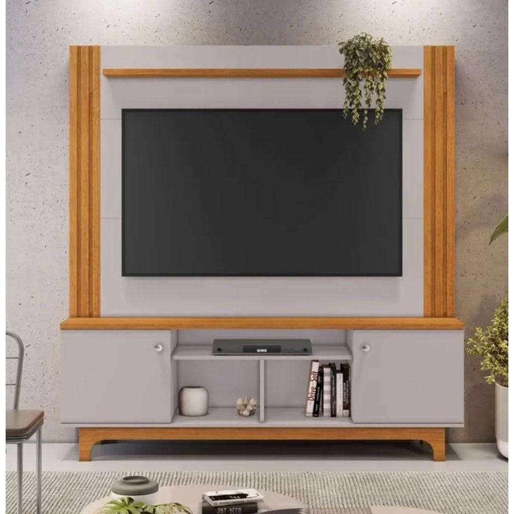 Home Bálsamo Para Até 65" Jcm Movelaria - Cinamomo/off
