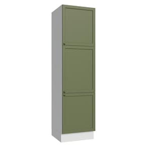 Paneleiro 60 Cm 3 Portas Vik Madesa Branco/verde