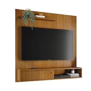Painel Bancada Suspensa Para 60 Polegadas Aurora - 7 Decor Cumaru