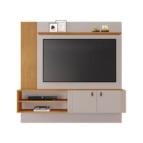 Painel para TV até 65 Polegadas Preciso JCM Móveis Off/Cinamomo