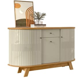 Buffet Aparador Para Sala Monza - 7 Decor Cumaru E Opala