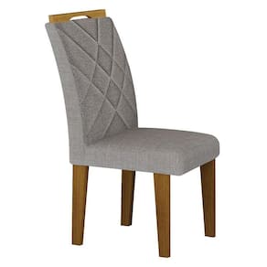 Cadeira Para Mesa De Jantar Larissa New Mdf Freijó Linho Cinza - Leifer Móveis