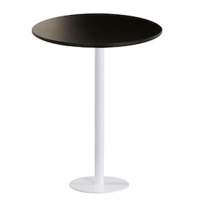 Mesa Pisa Beta Bistrô Fratini 107,50cm (a) Disco Redondo Branco Tampo Mdp Redondo Branco 70cm (l)