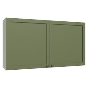 Armário Aéreo 120 Cm 2 Portas Branco/verde Vik Madesa Branco/verde