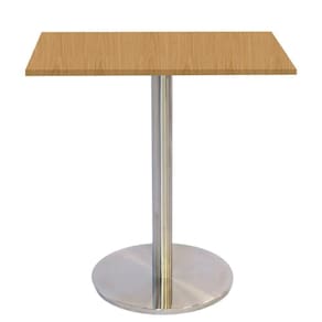 Mesa Bistrô Beta 112,50 Cm (alt) Disco Redondo Tampo Mdp Quadrado 70 Cm (larg) X 2,50 Cm (alt) Samba