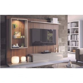 Home Para Sala De Moderno Com Nicho 2,70m - Agnes - Montanhês Móveis