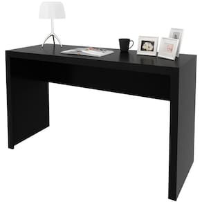 Mesa Para Escritório Escrivaninha 127 Cm Preto
