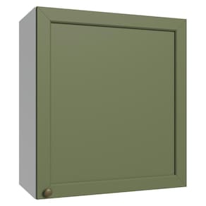 Armário Aéreo 60 Cm 1 Porta Branco/verde Vik Madesa Branco/verde