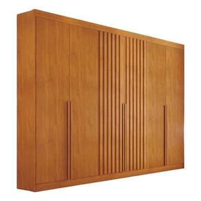 Guarda-roupa Casal Ripado 6 Portas Siena- Bianchi