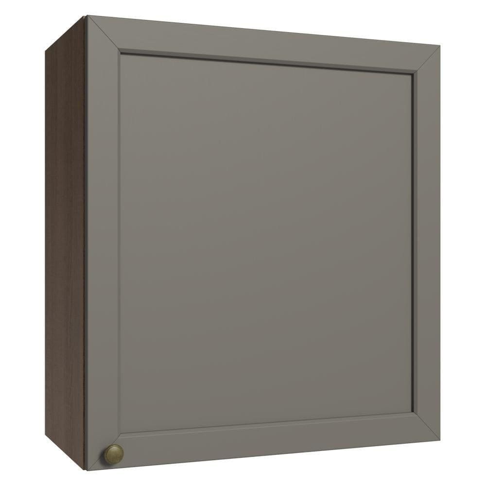 Armário Aéreo 60 Cm 1 Porta Rustic/cinza Vik Madesa Rustic/cinza
