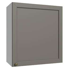 Armário Aéreo 60 Cm 1 Porta Branco/cinza Vik Madesa Branco/cinza