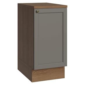Balcão De Cozinha 40 Cm 1 Porta Rustic/cinza Vik Madesa Rustic/cinza