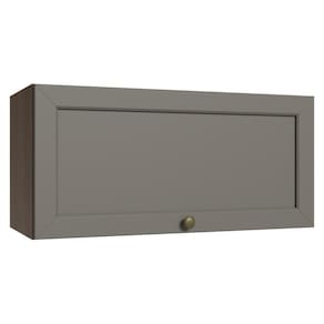 Armário Aéreo 70 Cm 1 Porta Basculante Rustic/cinza Vik Madesa Rustic/cinza