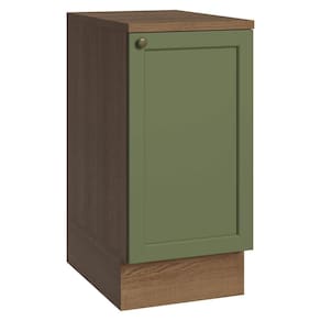 Balcão De Cozinha 40 Cm 1 Porta Rustic/verde Vik Madesa Rustic/verde