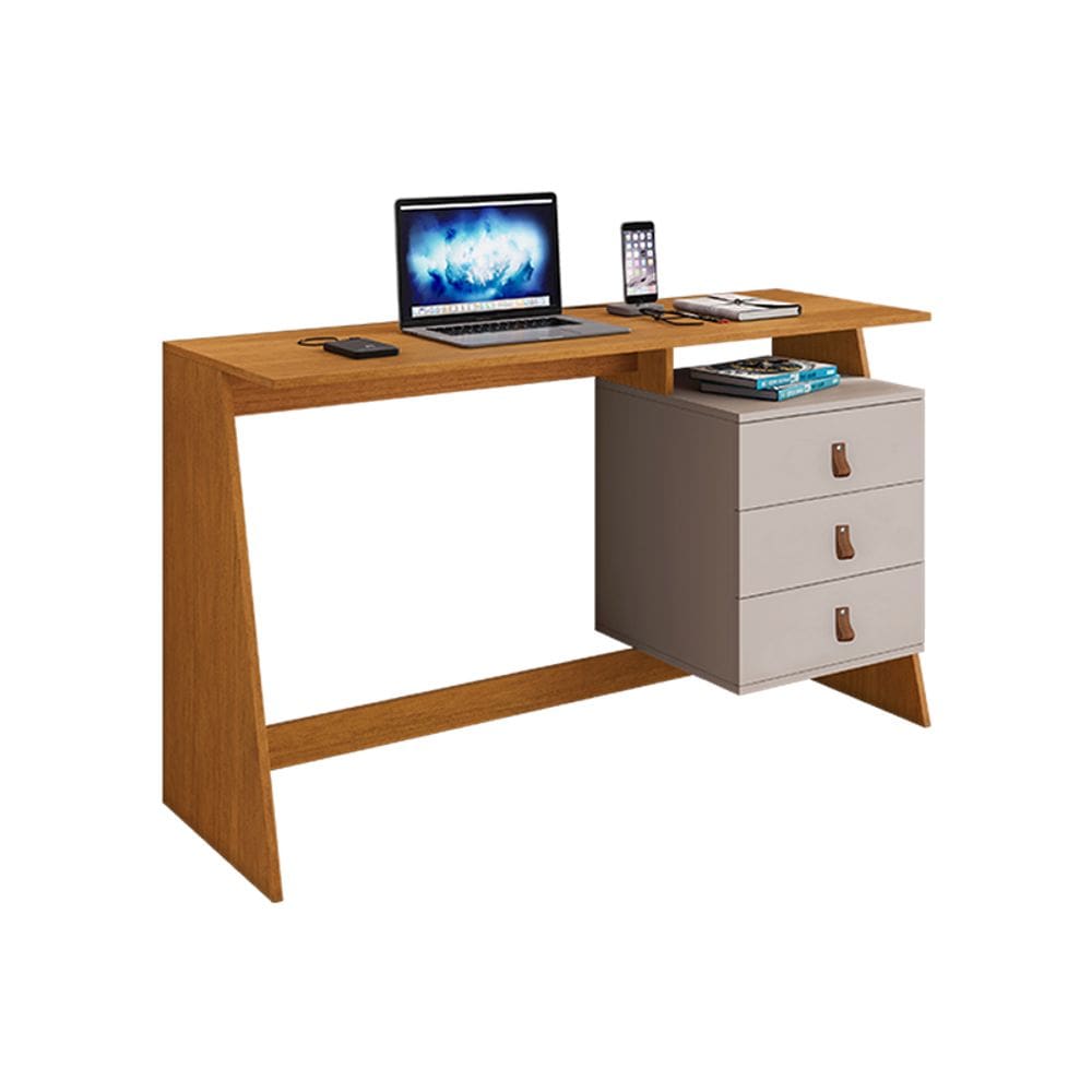 Escrivaninha Gaby JCM Móveis Cinamomo/Off