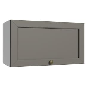 Armário Aéreo 60 Cm 1 Porta Basculante Branco/cinza Vik Madesa Branco/cinza