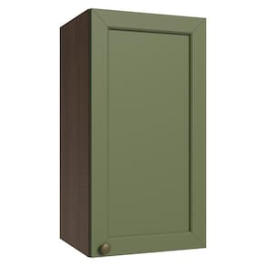 Armário Aéreo 35 Cm 1 Porta Rustic/verde Vik Madesa Rustic/verde