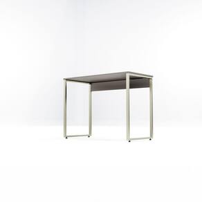Mesa Home Office - Metalon Champagne Moca