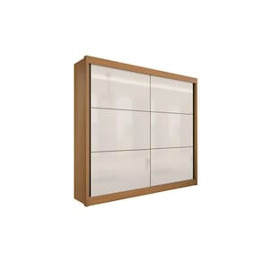 Guarda Roupa Casal 2 Portas 6 Gavetas - Cancun-cinamomo-off White - Móveis D`doro
