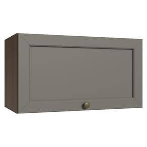Armário Aéreo 60 Cm 1 Porta Basculante Rustic/cinza Vik Madesa Rustic/cinza
