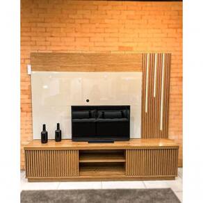 Home Moderno Com Led 2,20m - Arezzo--off White - Mavau Móveis