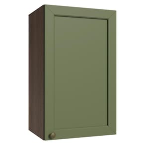 Armário Aéreo 40 Cm 1 Porta Rustic/verde Vik Madesa Rustic/verde