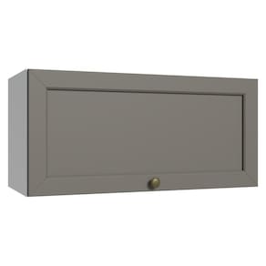 Armário Aéreo 70 Cm 1 Porta Basculante Branco/cinza Vik Madesa Branco/cinza